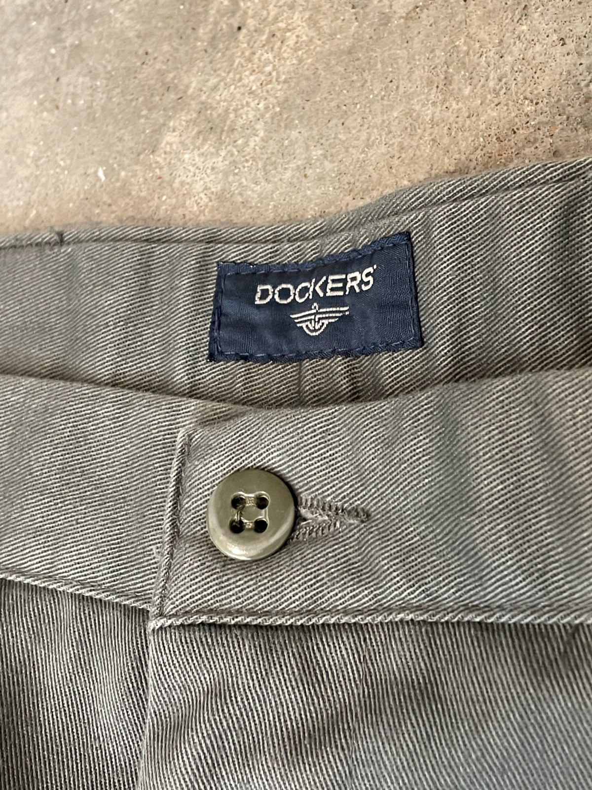 Dockers Pleated Dress Pants Men 38x34 Gray Cotton Relaxed Preppy Classic NWT New thumbnail 10