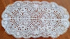 PLACEMAT - small late 19th century Irish lace placemat - 24 cm x 14 cm