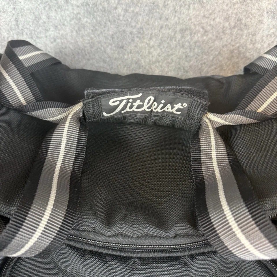 Bolso de Lona Titleist Correa para el Hombro Golf Viaje Negro Equipaje Gimnasio Equipaje de Mano Foto 4 de 4