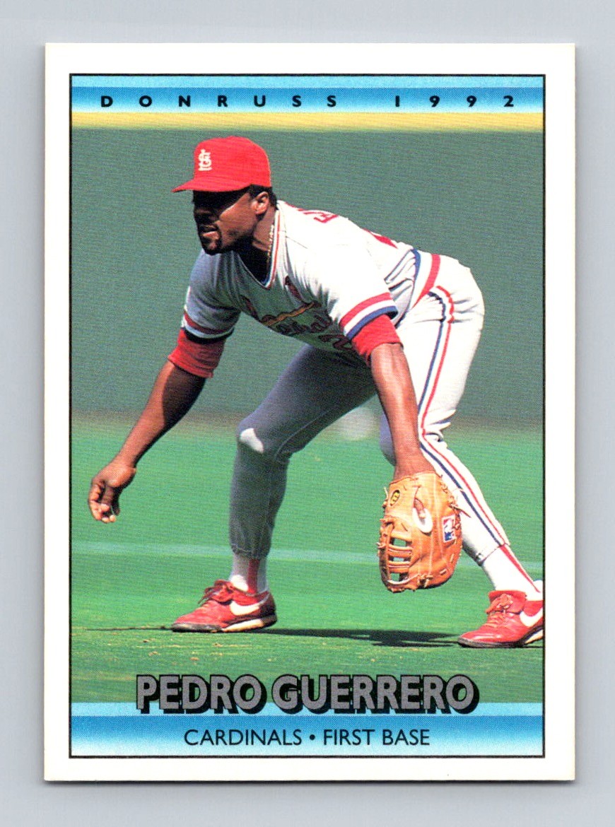1992 Donruss PEDRO GUERRERO #158 St. Louis Cardinals