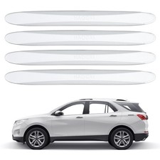 4 Pcs Bumper Guard Strip Anti-Collision Patch Bumper Protector Trim Clear