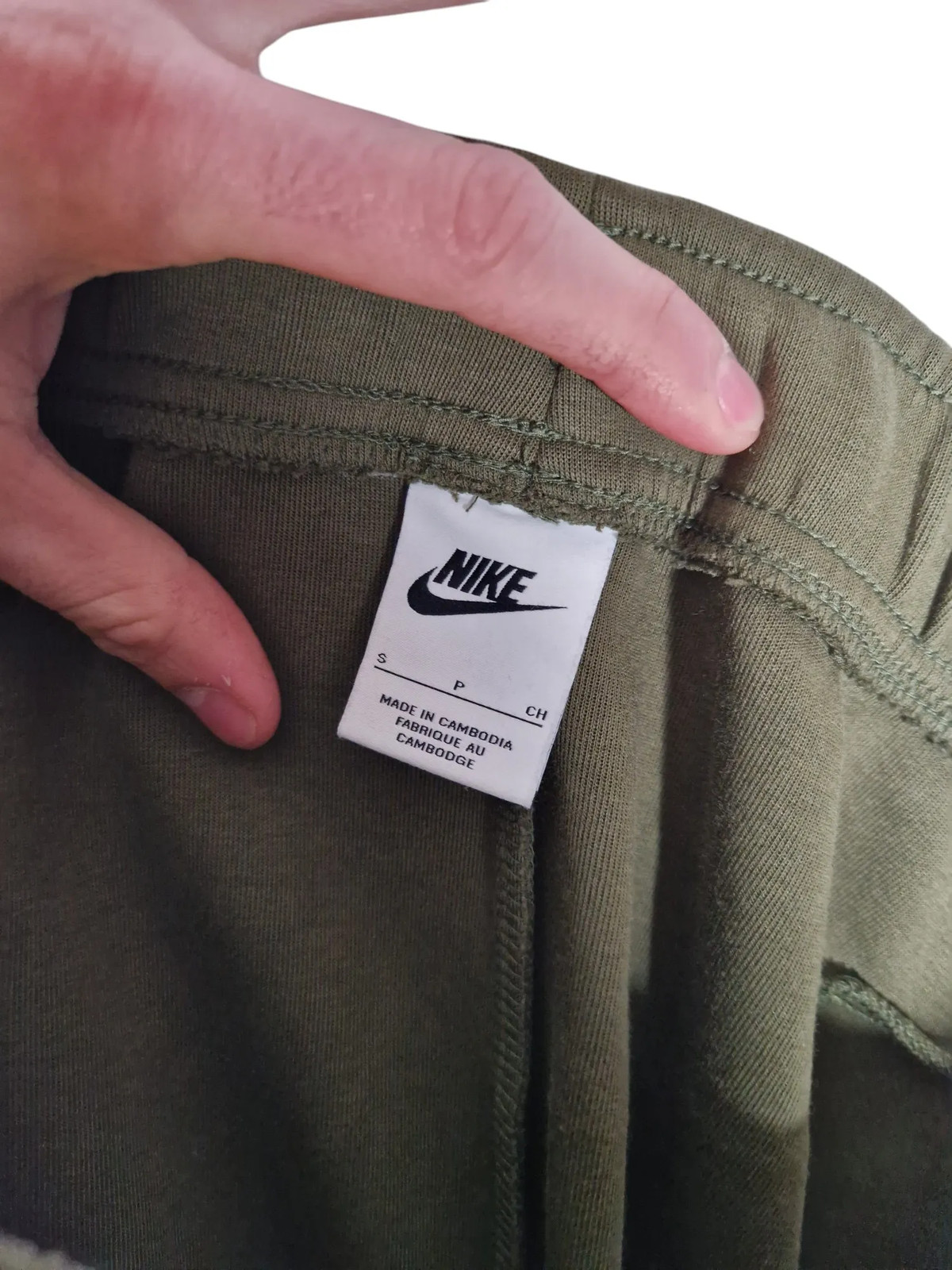 Nike Tech Fleece Joggers Size Small Men's Green Lightweight Sweatpants image 4