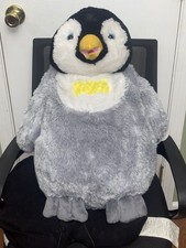 RARO NUOVO CON ETICHETTE Thinkway Toys Happy Feet Mumble JUMBO 24” peluche pinguino alto 2 piedi