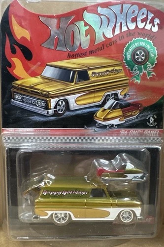 Hot Wheels RLC Redline Club 2016 Holiday Car 'G4 GMC PANEL Gold #1914/5000