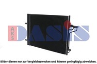 Kondensator Klimaanlage AKS Dasis 092058N FüR DXA CEU MAX CB7 Ford Aluminium 2 3