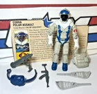GI Joe Snow Serpent 1985 v1 *100% COMPLETE w/Card, Near Mint! Cobra Vintage ARAH