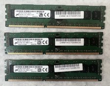 Lot of 3 Micron MT18KSF1G72PDZ-1G6E1FE 8GB RAM DDR3 PC3L-12800R-11-13-B1