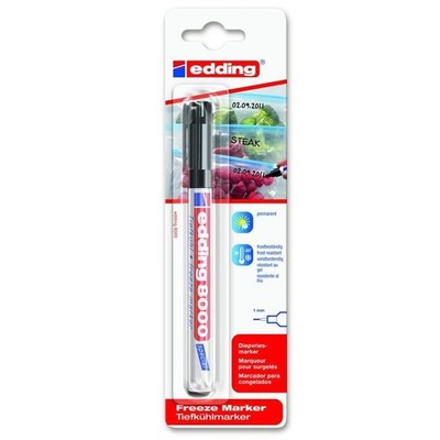 Edding 8000 Freezer Marker Food Bag Marker Permanent Frost Resistant Ink