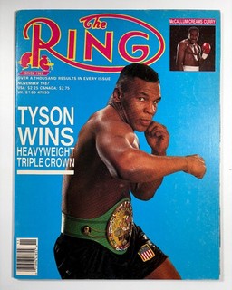 The Ring November 1987 Mike Tyson Vintage NEWSSTAND Magazine Boxing