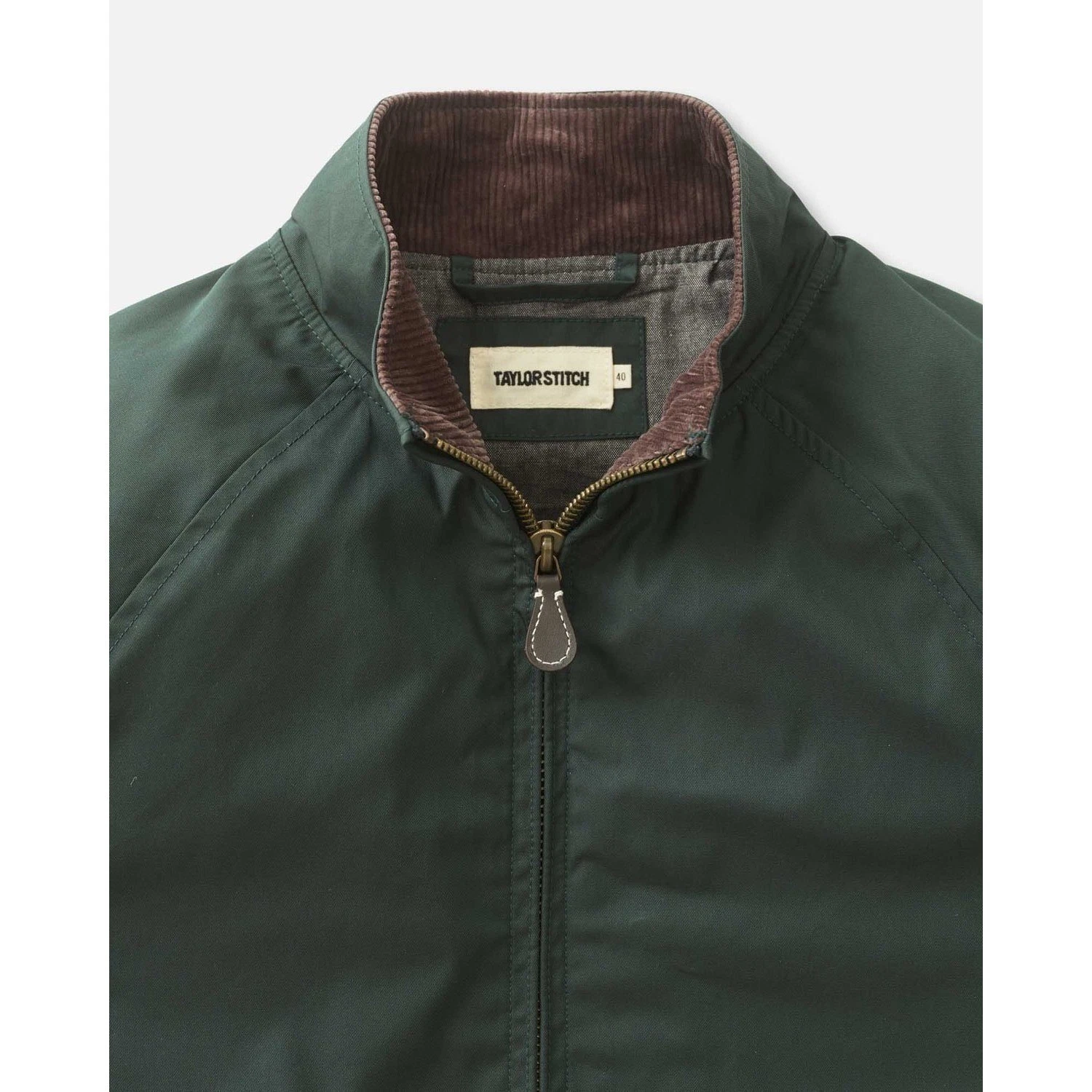 Taylor Stitch Mens Size 42 LARGE Dean Jacket Dark Spruce Twill Harrington NWT image 10