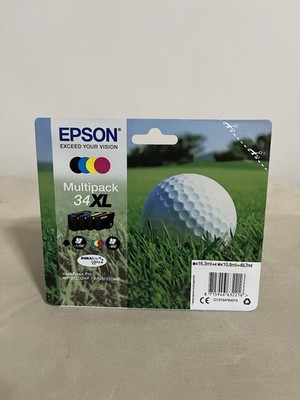 Original  EPSON 34XL  Golfball C13T34764010 4er Set  Multipack BK/C/M/Y |   