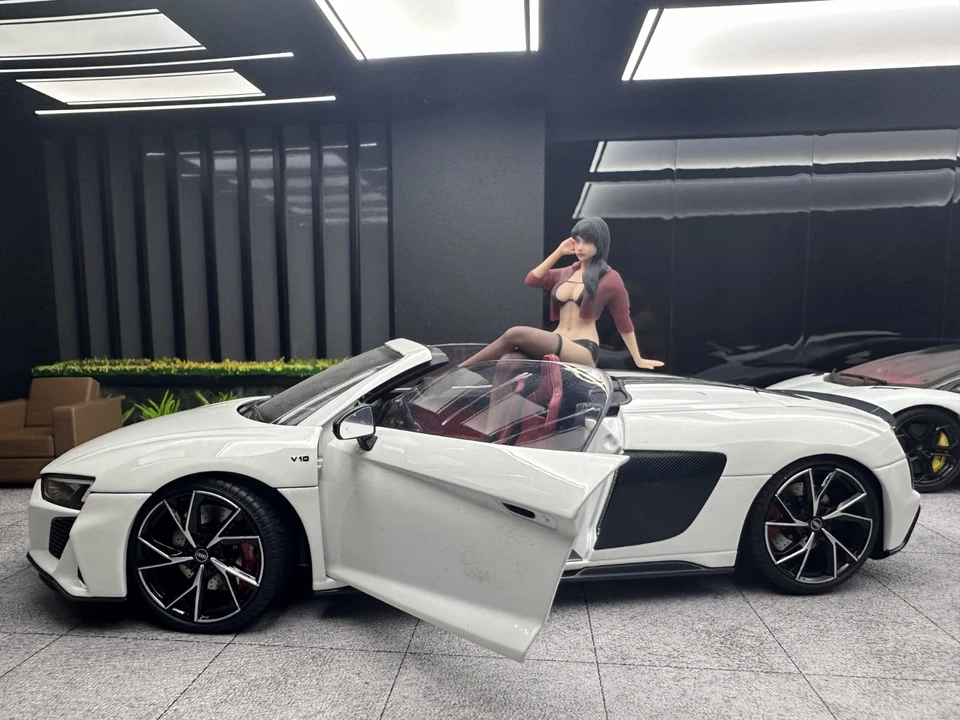 Resin Diorama 1:18 Sexy Stockings Lady Miniature Figurine Doll Toys Scene Props - Image 4 of 4