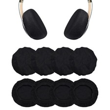 Fundas para auriculares, fundas de malla transpirable lavables y el sticas.