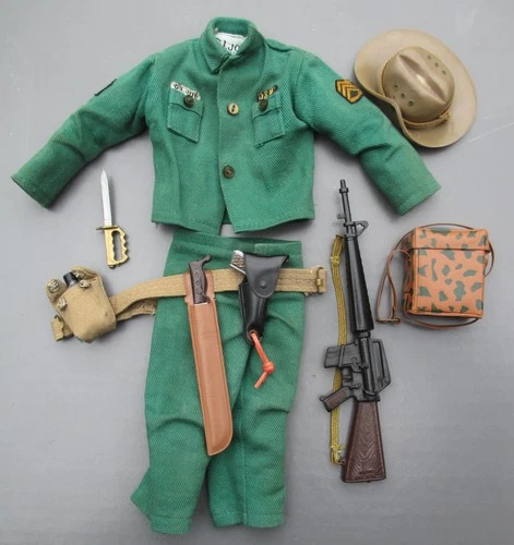Vintage Hasbro Gi Joe Marine Jungle Fighter Set, Very Good Condition - Rare set!