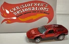 Hot Wheels Redline Mercedes Benz C-111 Professionally Restored Red