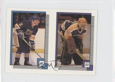 1988-89 O-Pee-Chee Album Stickers Brian Benning Darren Pang Roland Melanson 0a1