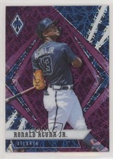 2021 Panini Chronicles Phoenix Purple Velocity Ronald Acuna Jr #8 02v3