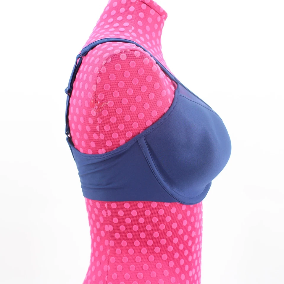 Sujetador con aros Bali 38C One Smooth U ultra ligero para mujer DF3439 azul oscuro Foto 4 de 4