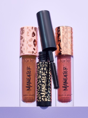 tarte Viral Maneater Must Haves Mascara & Blush Trio In Cinnamon & Berry New! - Picture 6 of 13