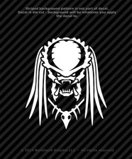 Predator Inspired Vinyl Decal Window Sticker - 25 Colors
