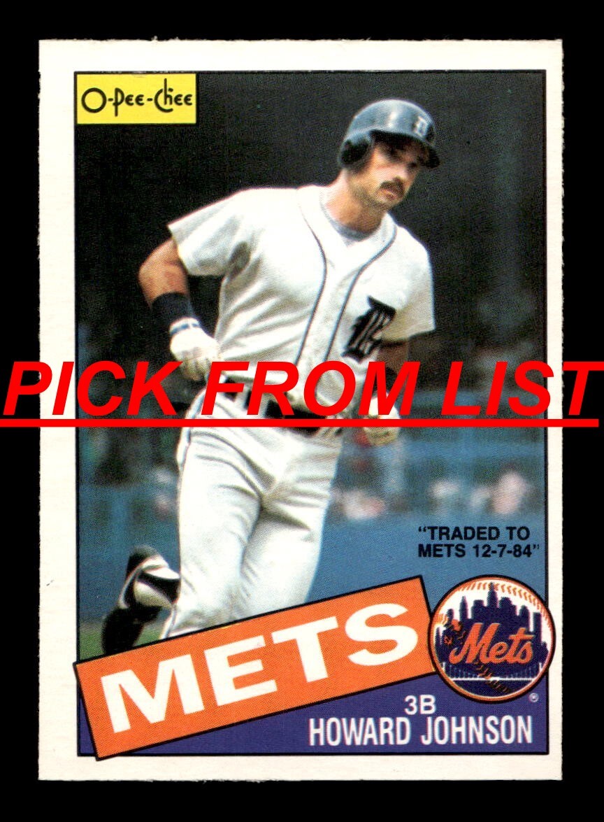 1985 O Pee Chee OPC 132-396 EX-MT/NM Pick From List All PICTURED