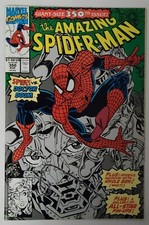 AMAZING SPIDER-MAN #350 (1991) DIRECT EDITION! EST~NEAR MINT-(9.2)&nbsp; VS. DR. DOOM