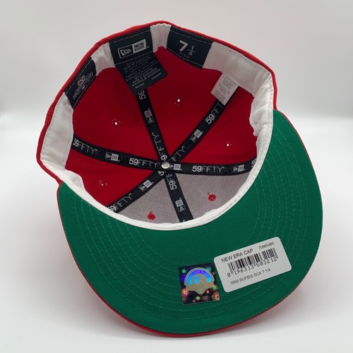 Buffalo Bisons Red New Era 59Fifty Hat Club Exclusive Fitted Hat 7 1/4 New - Picture 4 of 5