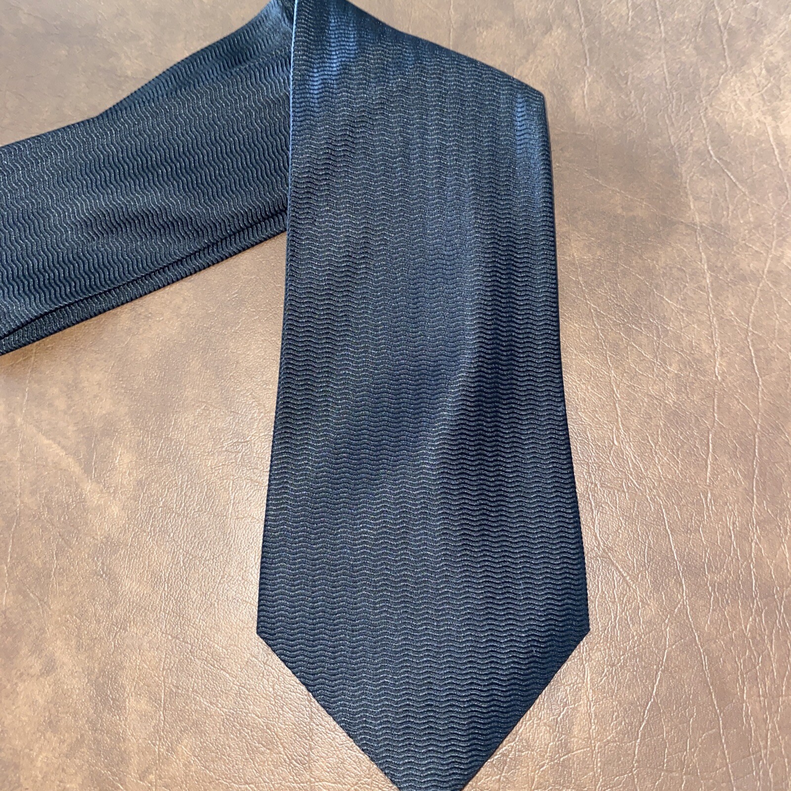 Alfani Men's Neck Tie Black One Size Avenue Solid 100 Silk eBay