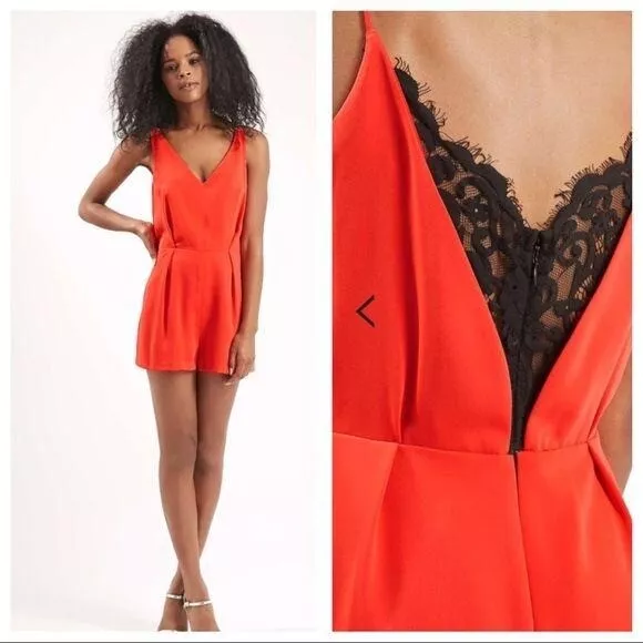 Topshop sales lace playsuit