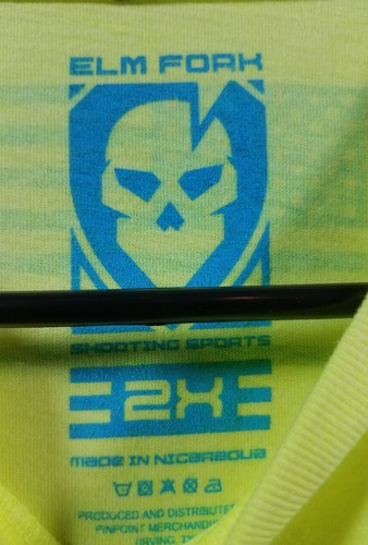 Para Hombres Volt Entrenamiento Gimnasio Pistola Patriota Militar Olmo Horquilla Tiro Camisa Deportiva Talla XXL - Imagen 6 de 7