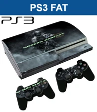 PS3 COD Decal Sticker Skin for PS3 FAT EDITION Wrap Vinyl + Controller