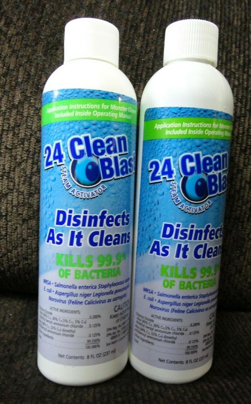 New 2 Euroflex 24 Clean Blast Steam Activator Disinfects Bacteria For Steamers