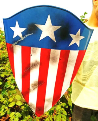 Captain America Heater Shield World War 2 Shield Triangle Shield Metal 24''