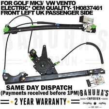 VW Golf MK3 / Vento 1991-1998 Front Left Passenger Electric Window Regulator