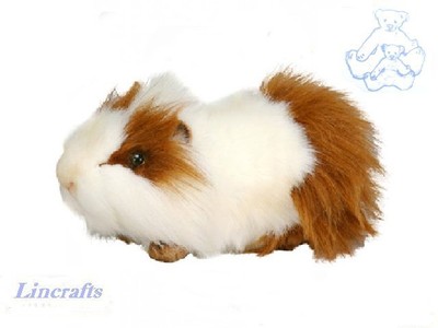 Hansa Brown White Guineapig 3245 Soft Toy Sold By Lincrafts
