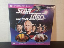 STAR TREK THE NEXT GENERATION Episodes 43  44 LaserDisc Video