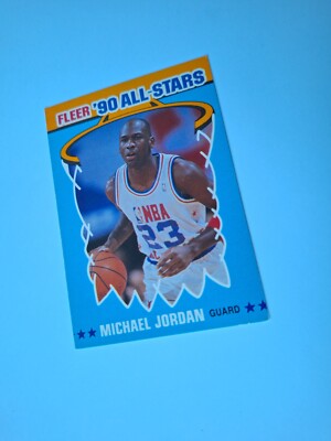 MICHAEL JORDAN 1990 Fleer All-Stars # 5 of 12 CHICAGO BULLS