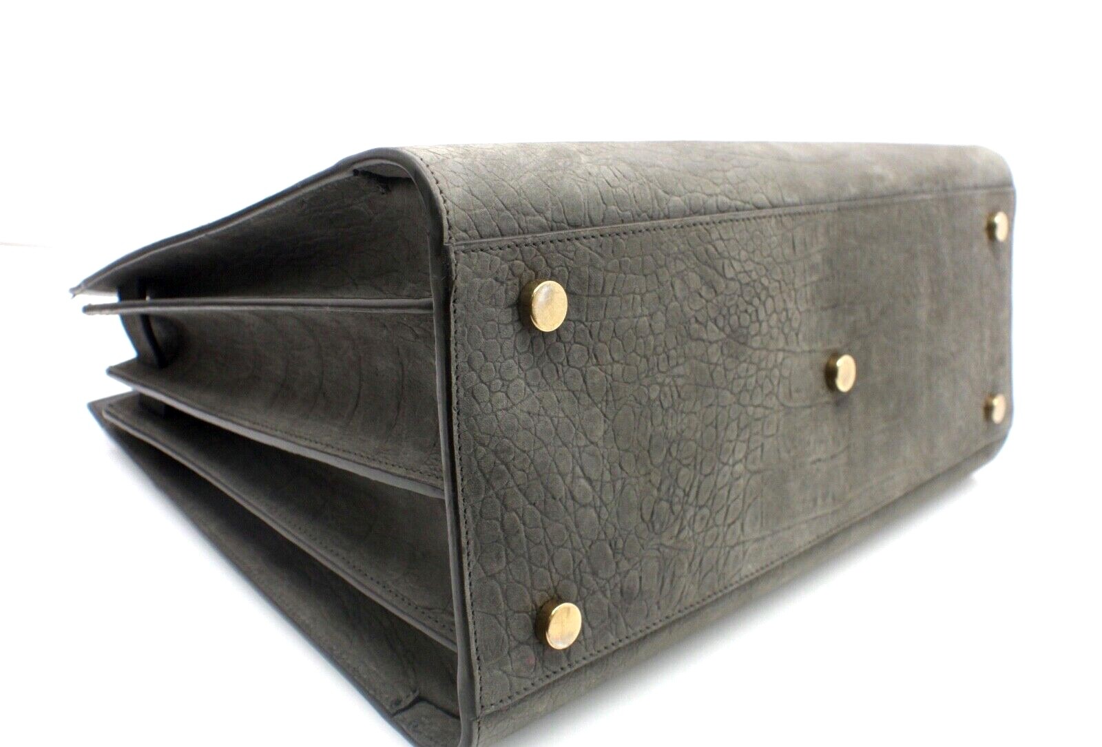 Borsa Saint Laurent De Lour quasi nuova coccodrillo imbusata nabuk piccola YSL