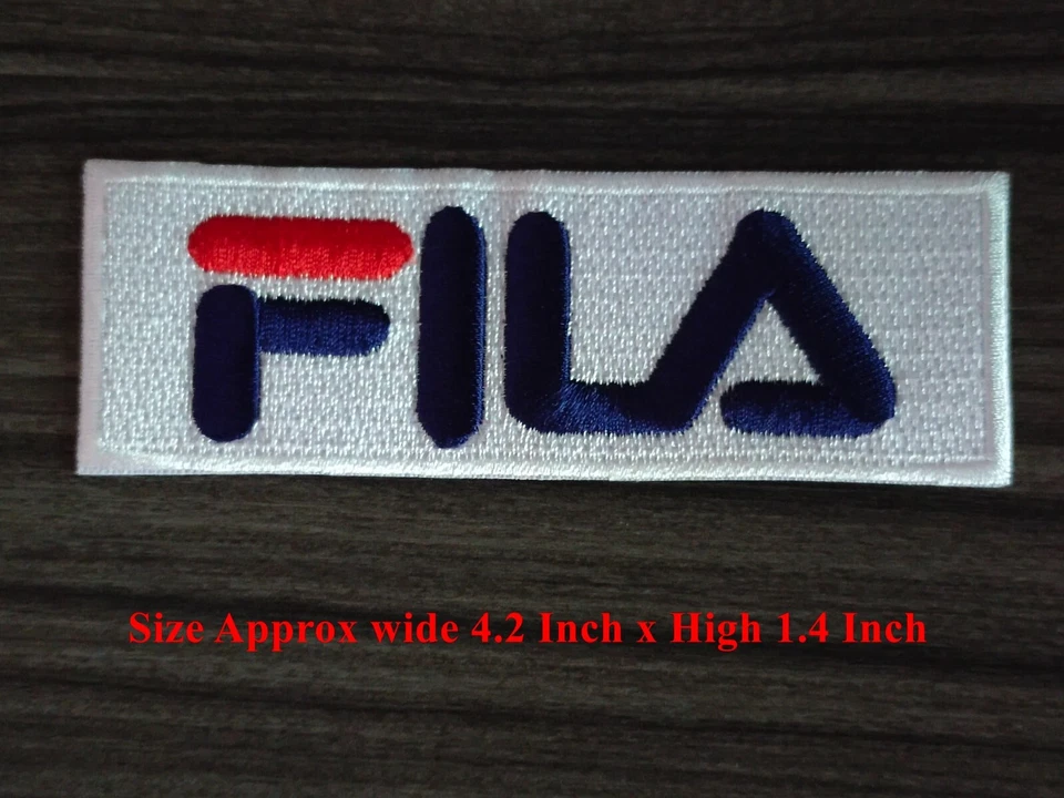 3 pcs FILA Fashion Wear Embroidere Iron Patches or Sew on Jacket Shirt Jeans Hat - Image 2 of 4