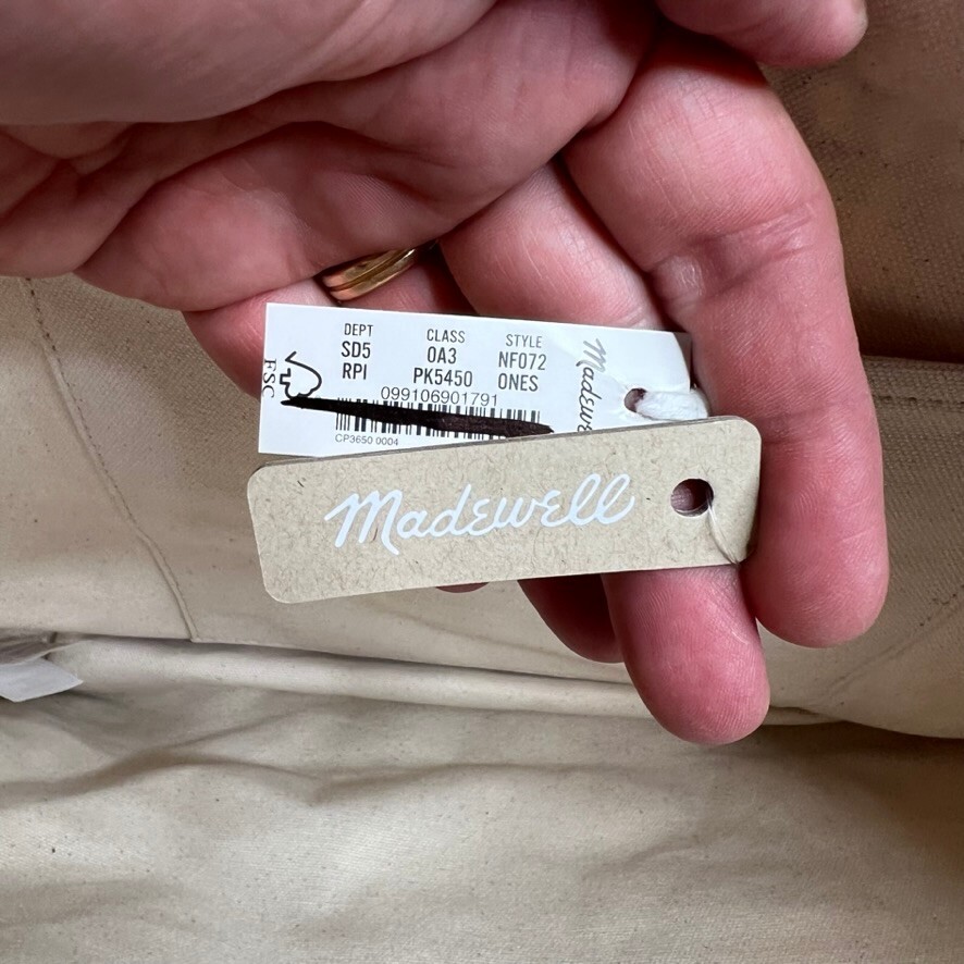 Madewell $98 Transport Tote: Straw Edition Retro Pink NF072