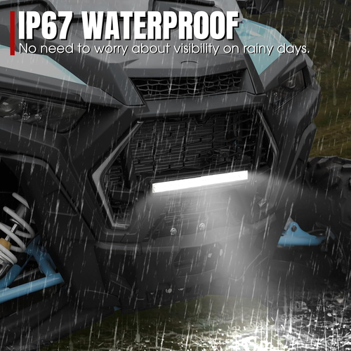 Front Grille with Light for 2019-2023 2024 RZR 1000 XP Accessories, Waterproof F - Picture 8 of 9