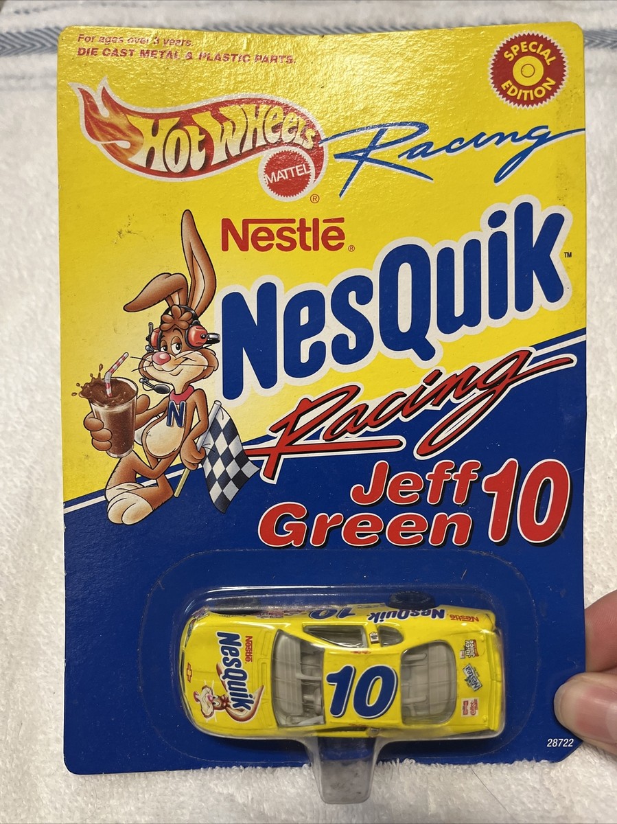 Hot Wheels Special Edition Nesquik Racing Jeff Green #10, In Box