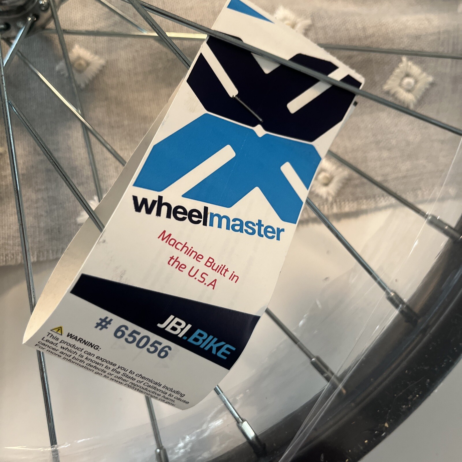 Wheel Master 20in Juvenile W/M Steel Front B/O 5/16x100mm Rim Brake Clincher