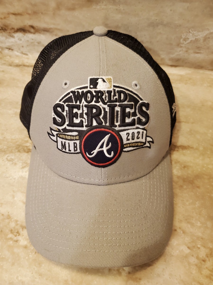 New Era 9FORTY Atlanta Braves 2021 World Series MLB Black Snapback