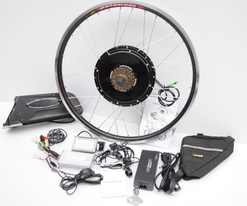 500W Electric E Bike Conversion Kit With Battery Lithium Front/Rear Wheel Cycle - Picture 5 of 10