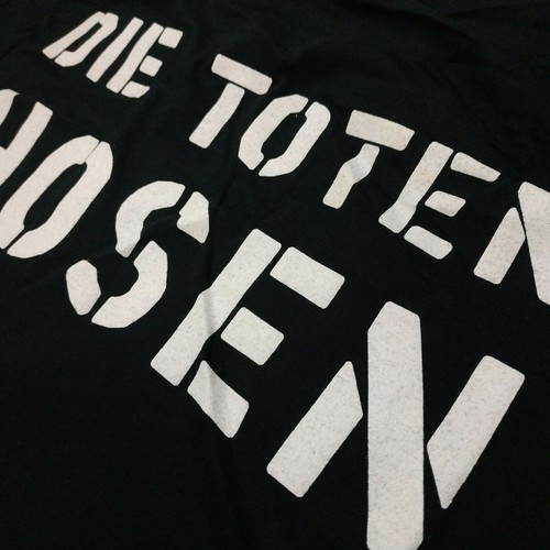 Vintage DIE TOTEN HOSEN Unused T SHIRT punk rock German - Picture 6 of 8