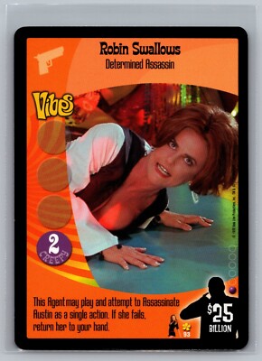 Robin Swallows Determined Assassin #93 Austin Powers CCG Spy Who