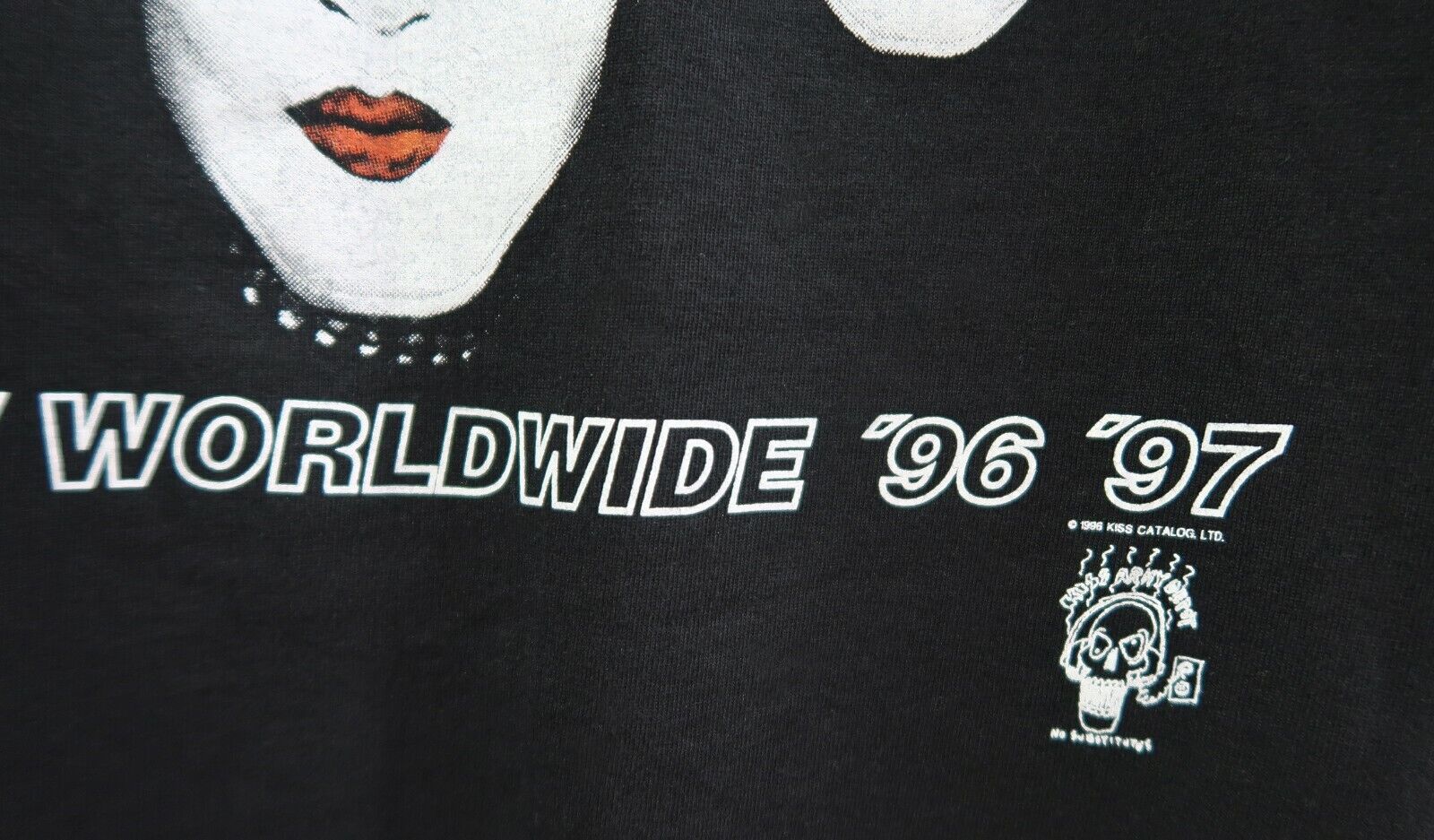 Vintage 90s KISS Alive Worldwide 96 97 Concert Tour Band T-Shirt