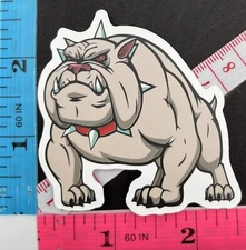 Bully Guard Dog - Vinyl Sticker Decal Phone Graffiti Skater Spike Collar Mean