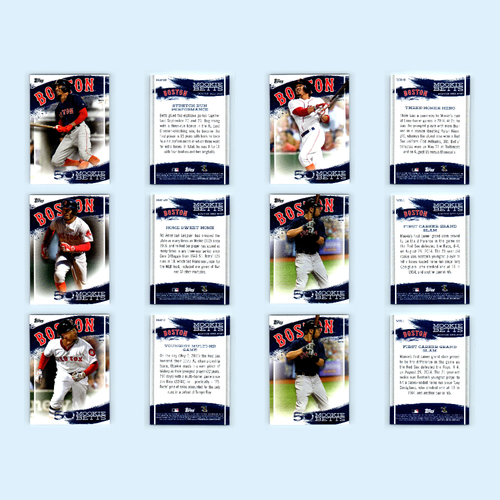 Mookie Betts Lot 100 Baseball Cards 2019 Boston Red Sox Set Collection MLB NM - Picture 11 of 20